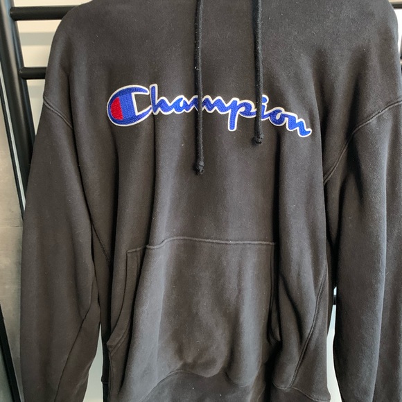 Black Champion Hoodie - Picture 1 of 2